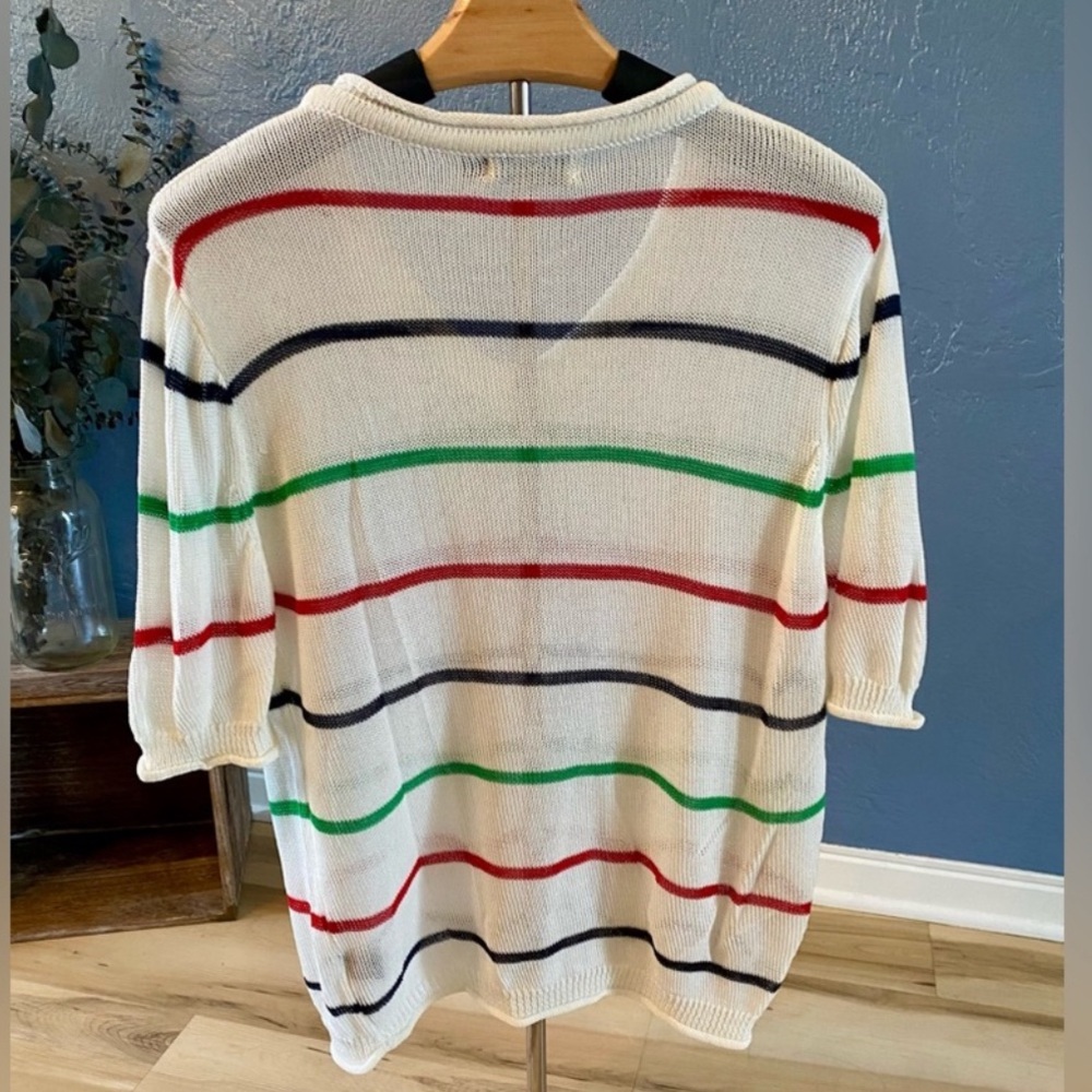 POL Gray and Red Boxy Short Sleeve Tee - Picture 3 of 4